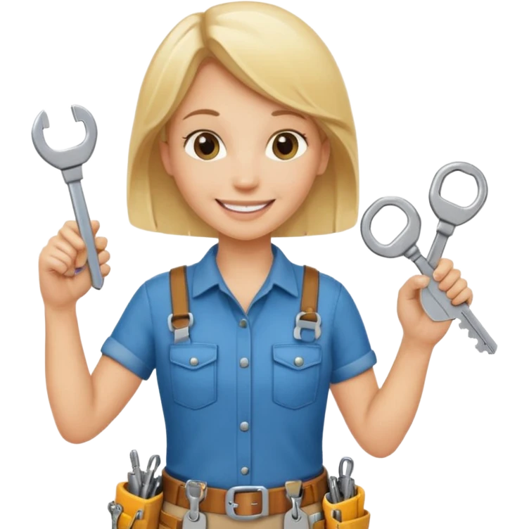 blonde locksmith emoji