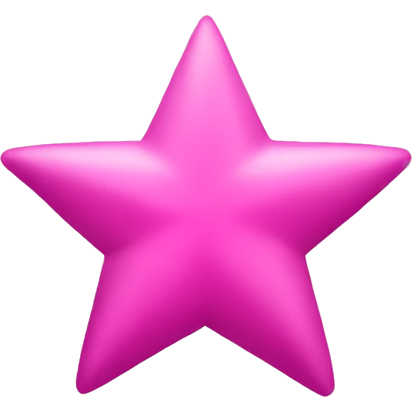 pink star emoji