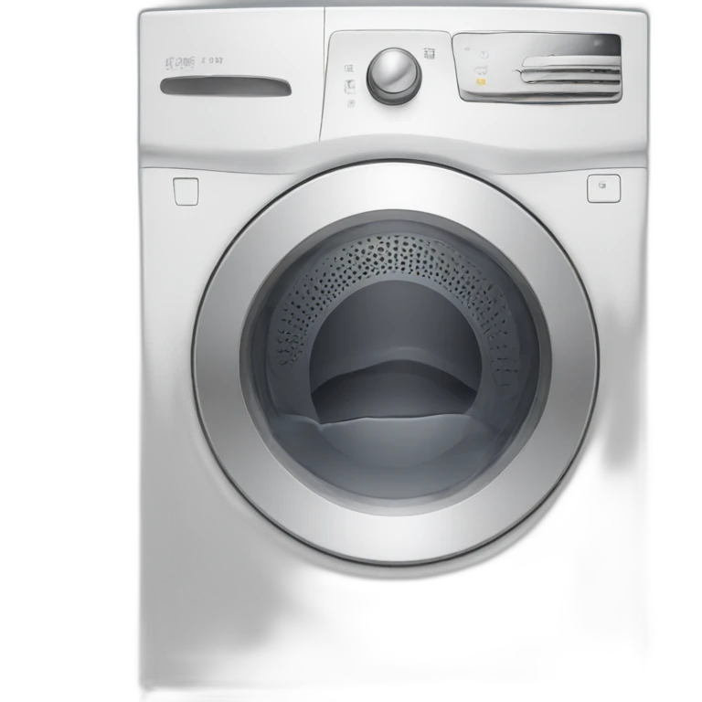 Dryer with clothes at upper emoji