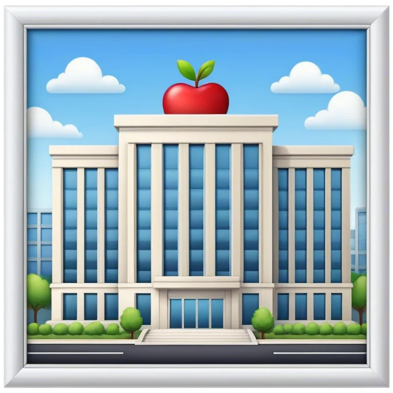 apple company building emoji