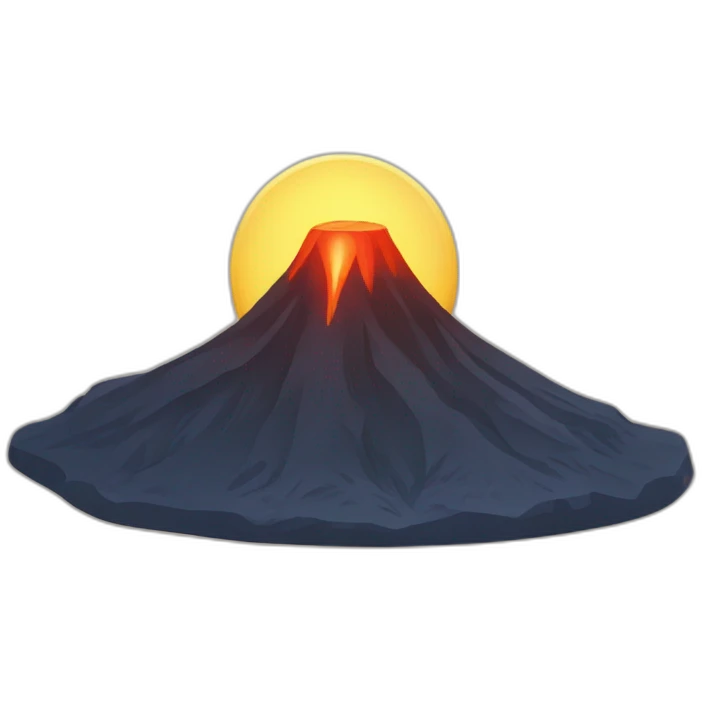 Piton de la fournaise emoji