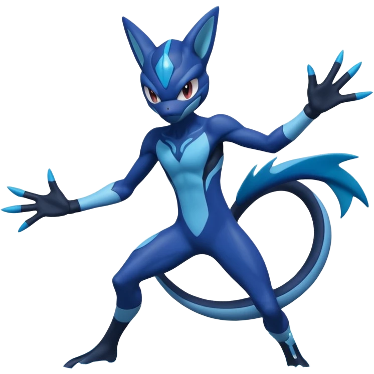 Inteleon-Greninja-fusion (full body) emoji