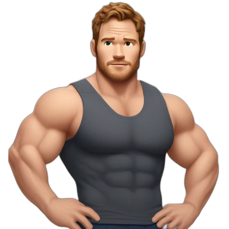 Chris Pratt Bodybuilder gigant emoji