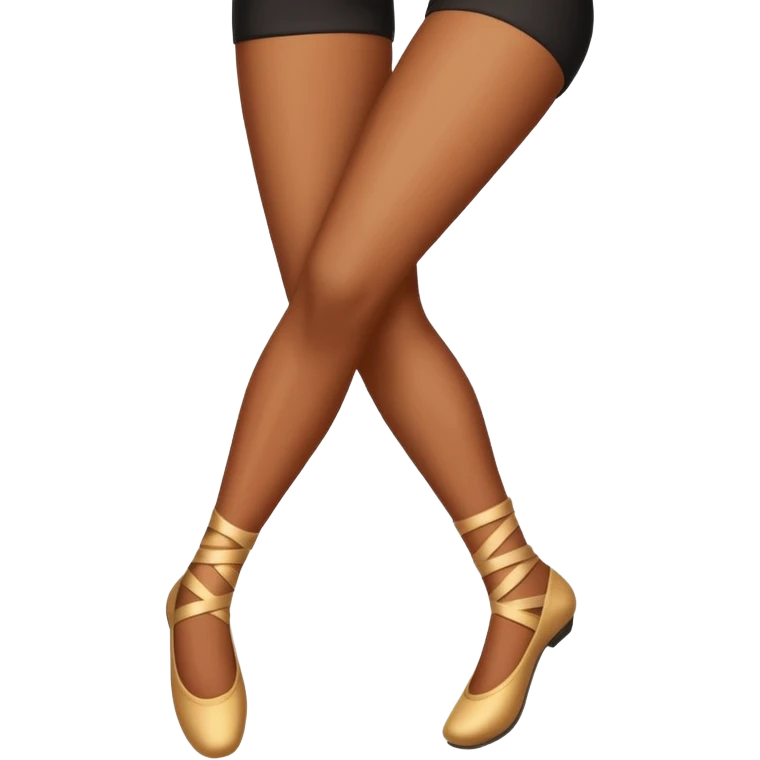 dancing legs with musical notes around emoji