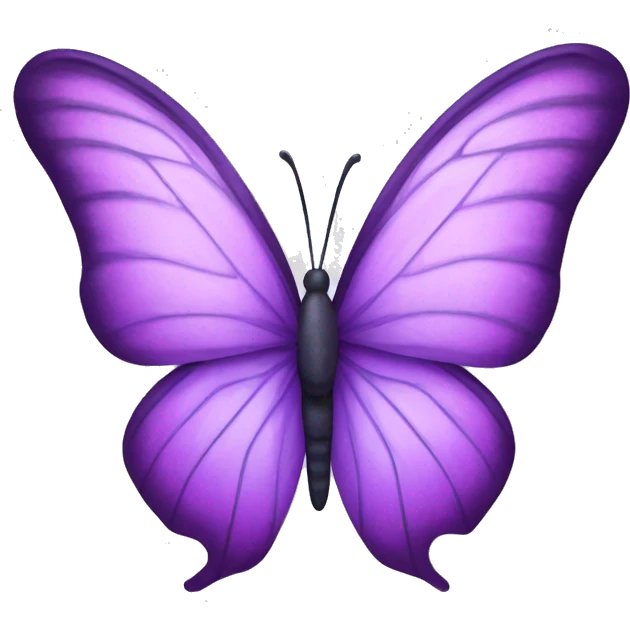 Purple butterfly emoji