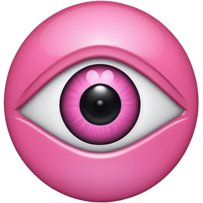 pink evil eye emoji  emoji