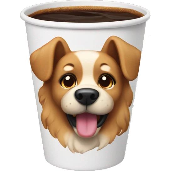 Pup cup emoji
