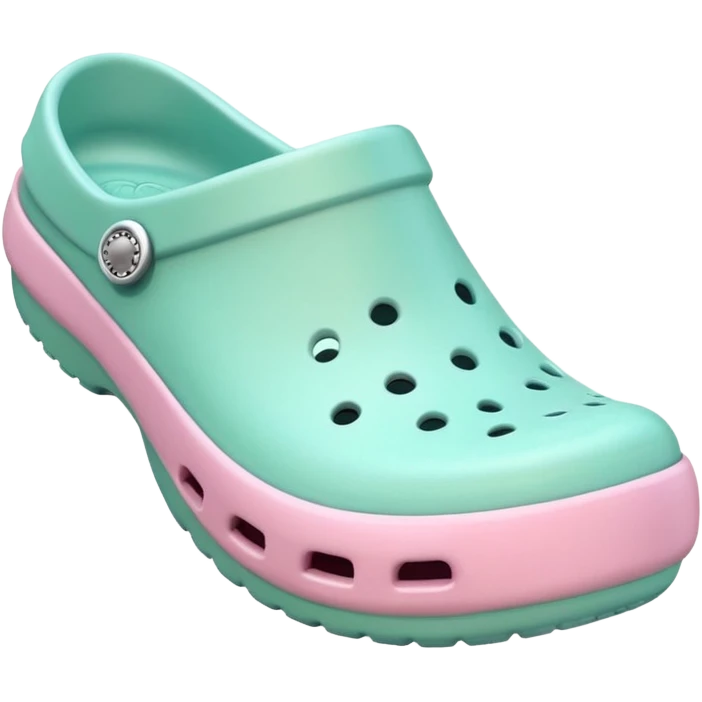 crocks fun edition in pastel color emoji