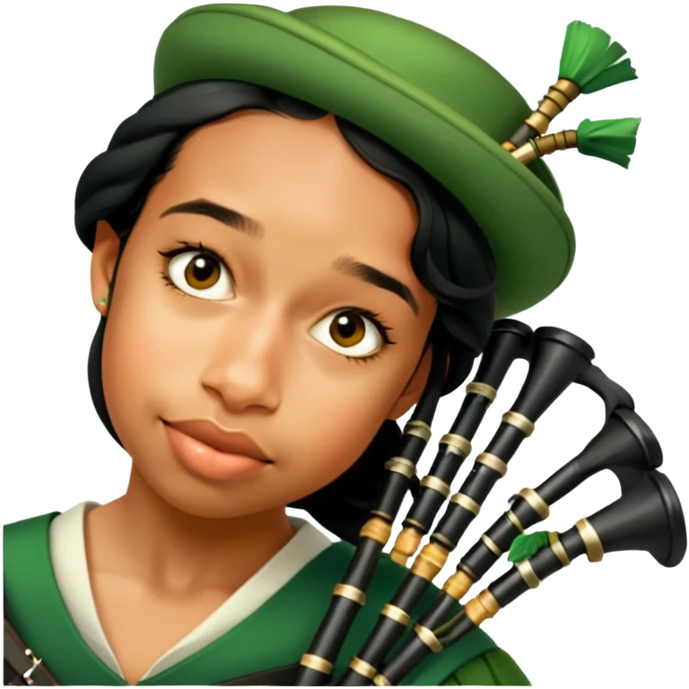 Green Bagpiper emoji