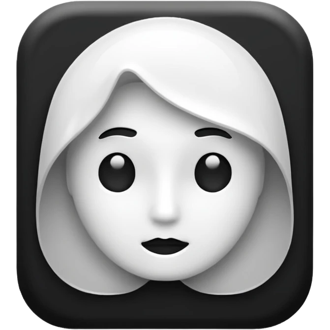 about/ information black n white icon i emoji