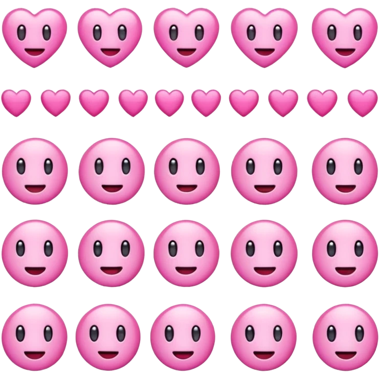 pink emojis emoji