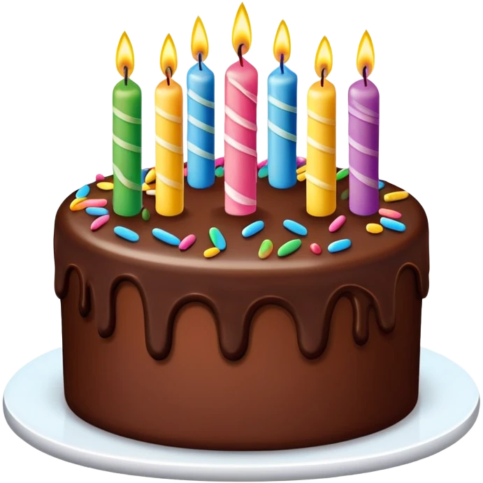 Birthday cake age 22 emoji
