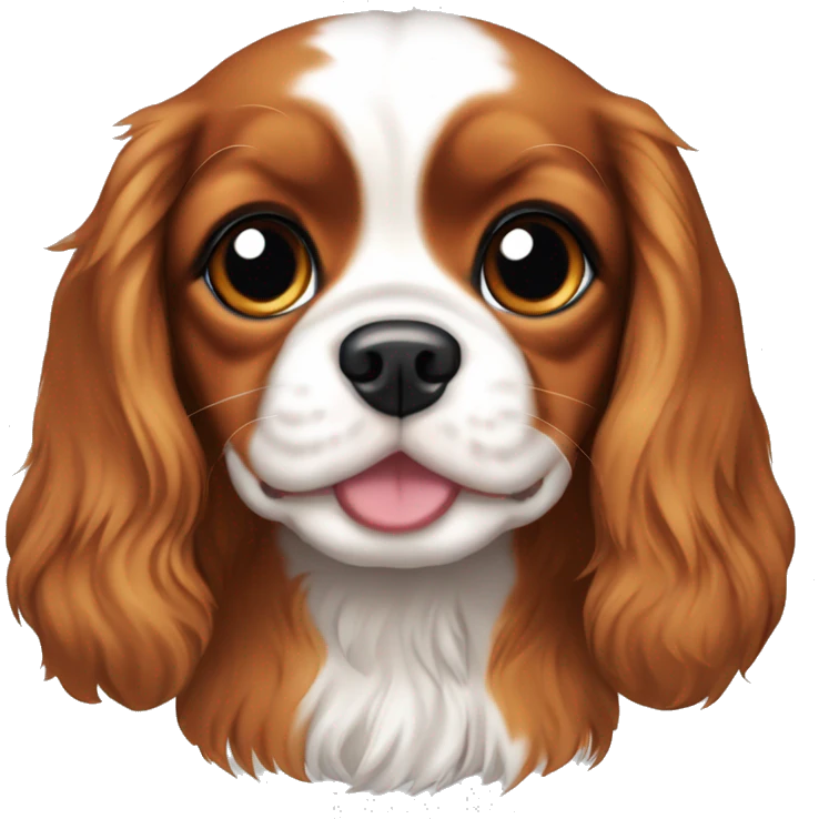 Cavalier king charles spaniel puppy emoji