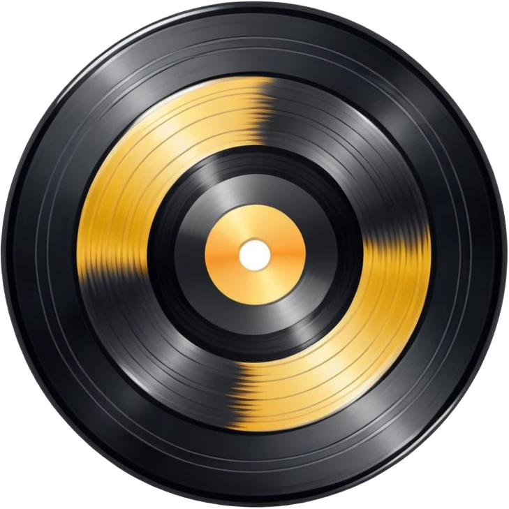 vinyl record emoji