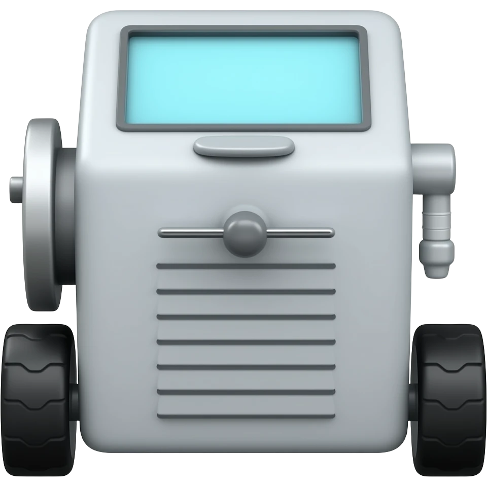 machine on wheels emoji