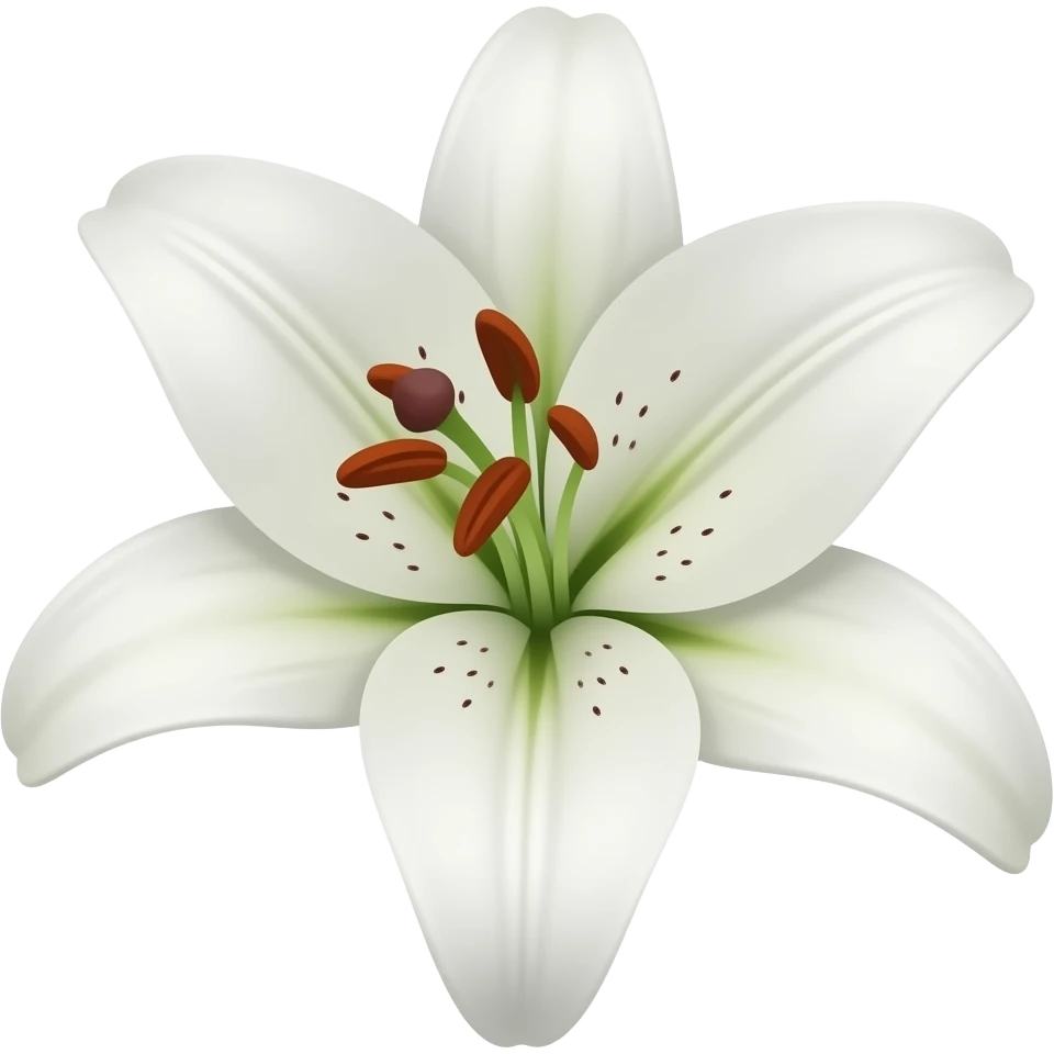 white liliy emoji