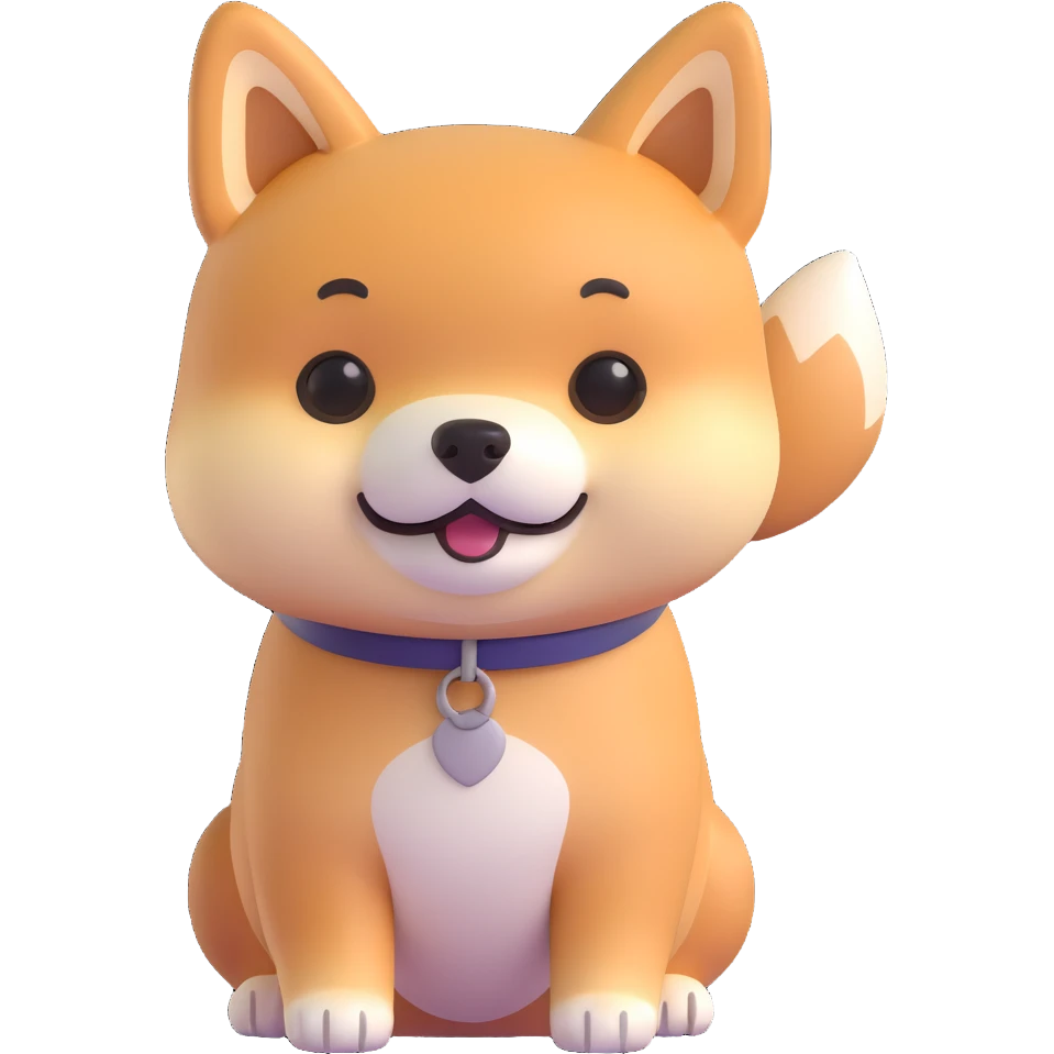 shiba inu cute emoji