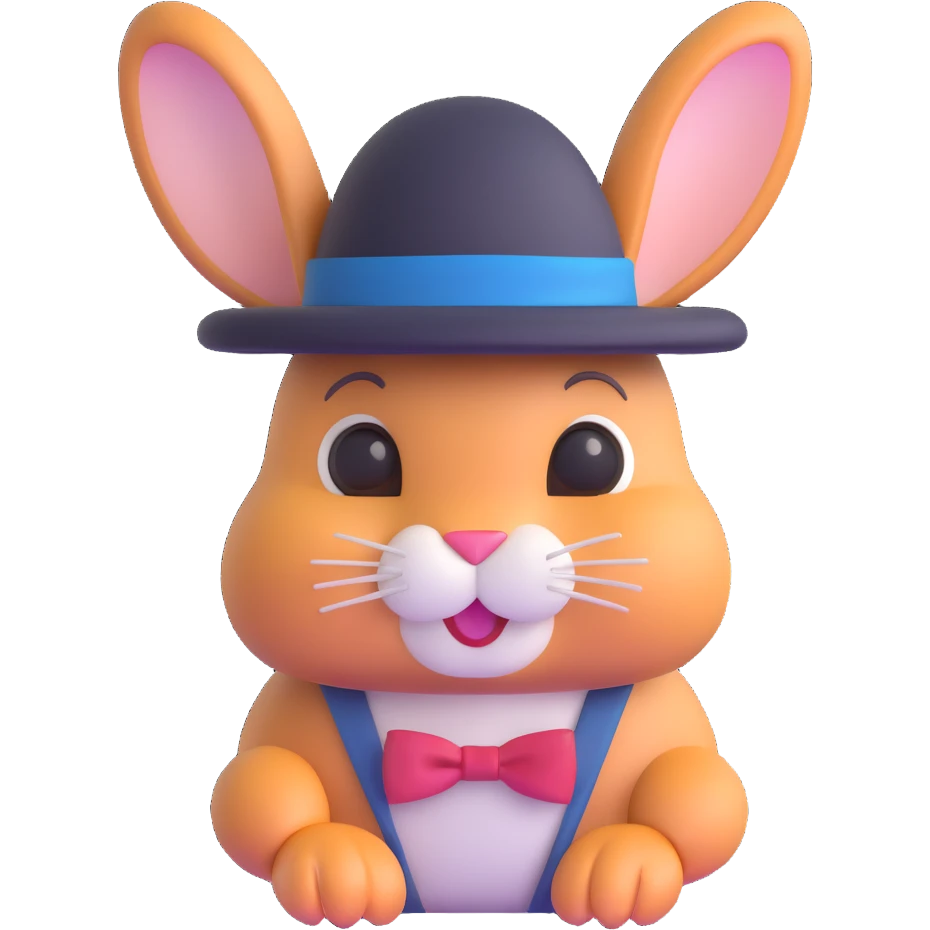 gangster rabbit emoji