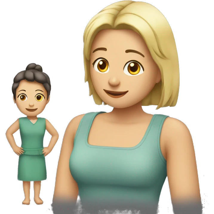 Je suis en train de faire un truc avec ma mère  emoji