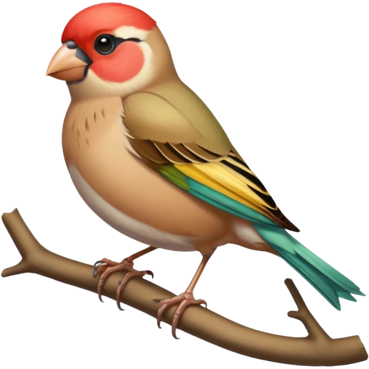 Finch bird emoji