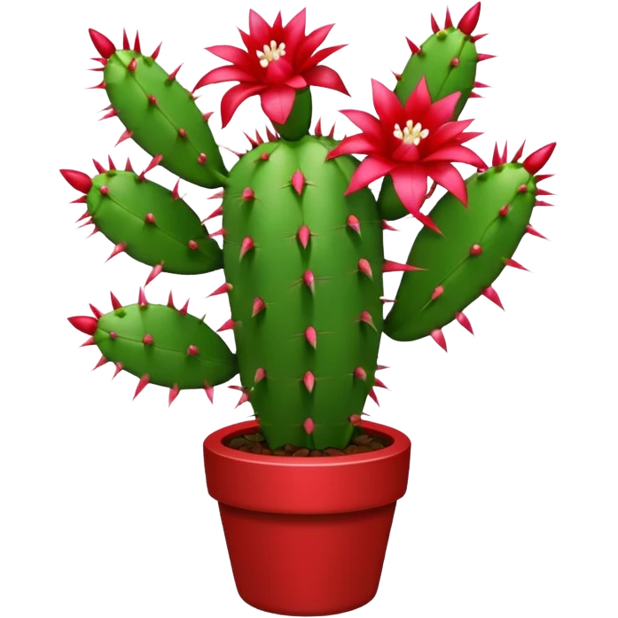 christmas cactus  emoji