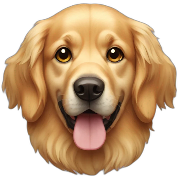 halloween golden retriver emoji