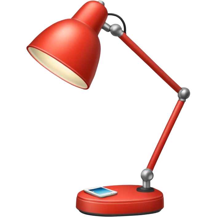 patterned desk lamp emoji