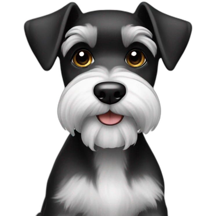 mini-schnauzer-black-white emoji