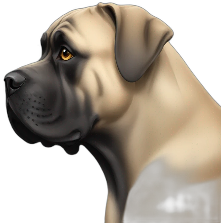 Cane Corso in profile emoji