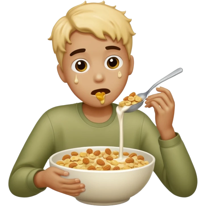 Vomit cereal milk vomit sexy vomit  emoji