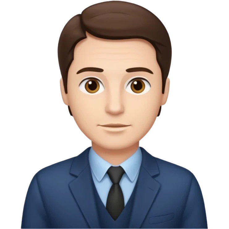 Male brunette movie producer  emoji