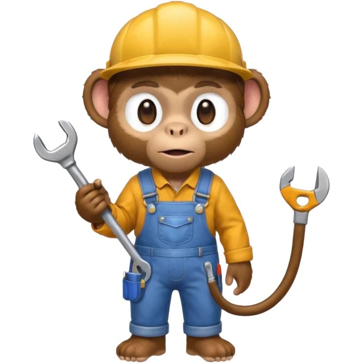 monkey mechanic  emoji