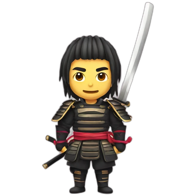 male katana samurai emoji