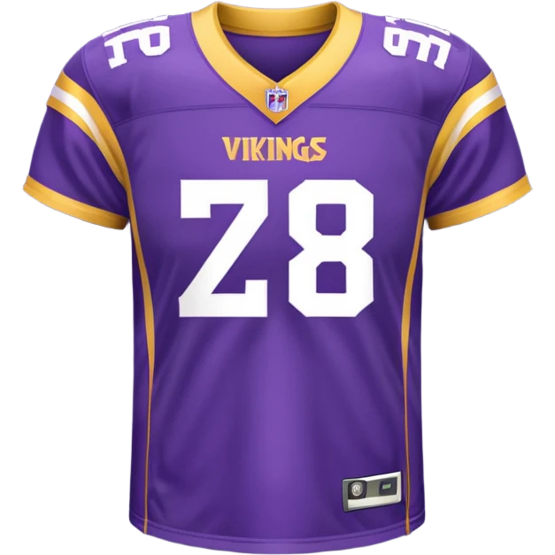 Minnosoto vikings jersey | need only jersey without numbers emoji