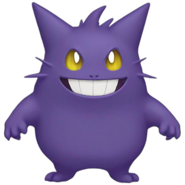 The gengar Pokémon emoji