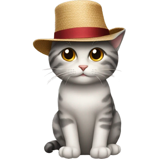 Cat with a hat emoji