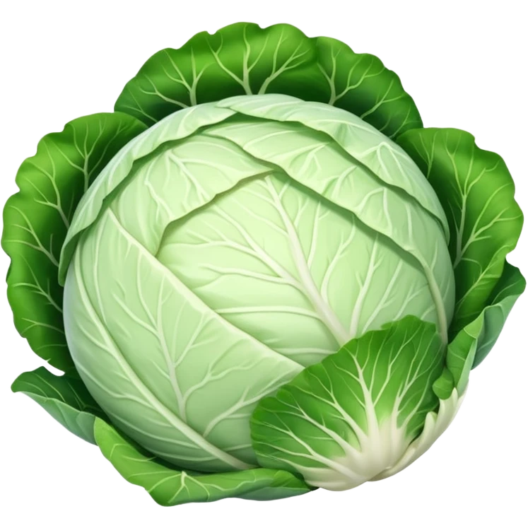 white cabbage   emoji