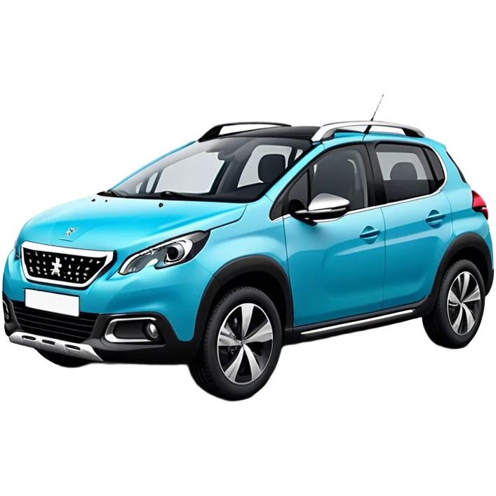 Peugeot 2008 couleur bleu émeraude emoji