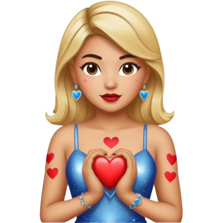 Karol G heart tattoo  emoji