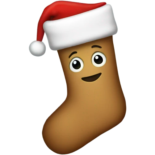Christmas stocking emoji