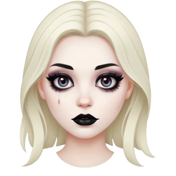 Freaky girl emoji