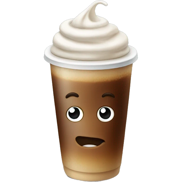 Iced coffe emoji