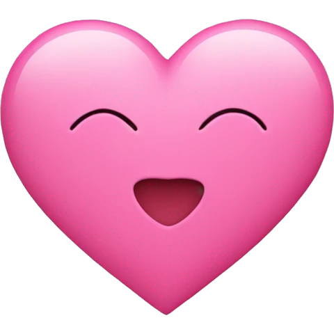 Pink heart emoji