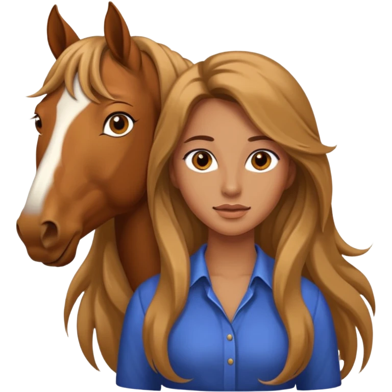 Woman with horse body emoji