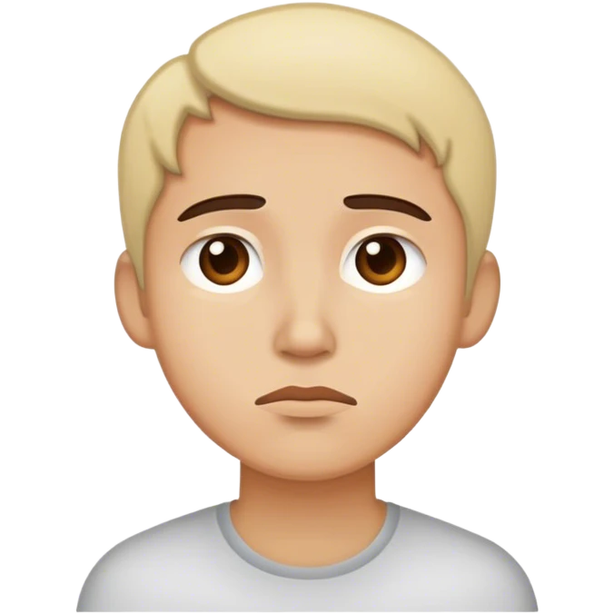 человек в своих мыслях  emoji