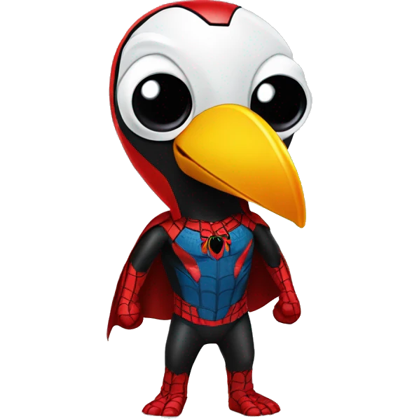 Toucan ironman spiderman  emoji