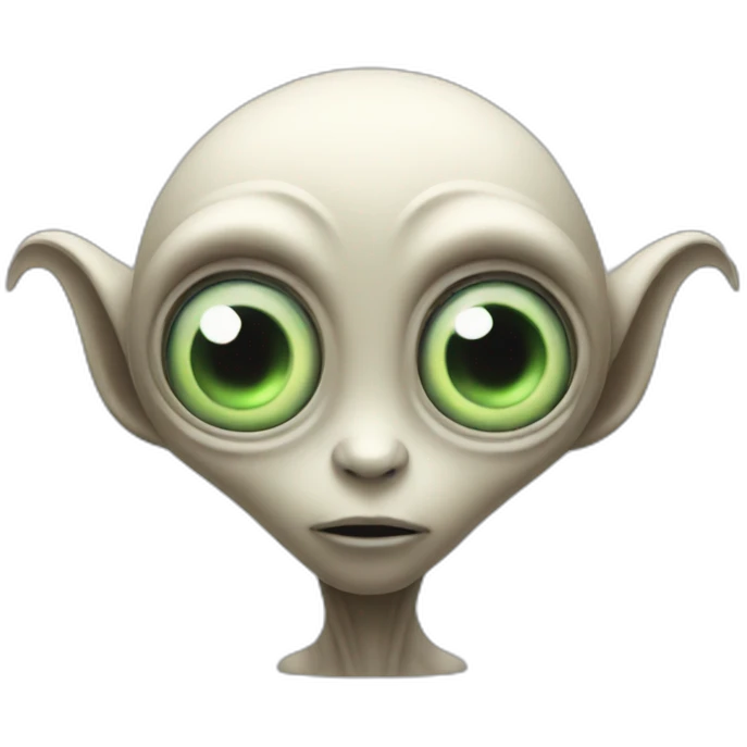 alien with very big eyes emoji