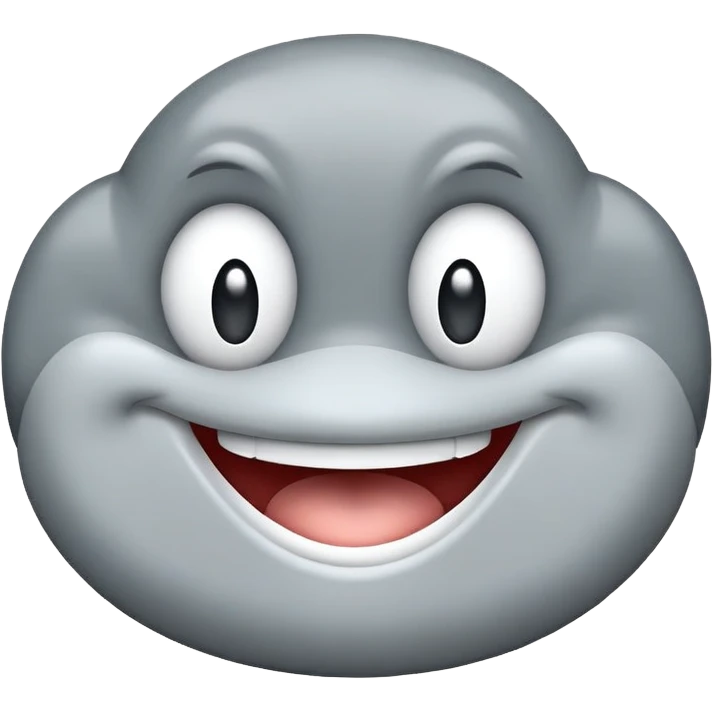 crea un'emoticon di uno squalo simpatico che deve:Avere una risoluzione compresa tra 112 x 112 px e 4096 x 4096 px,Avere dimensioni massime pari a 1 MB,Non essere animata
Essere di forma quadrata emoji