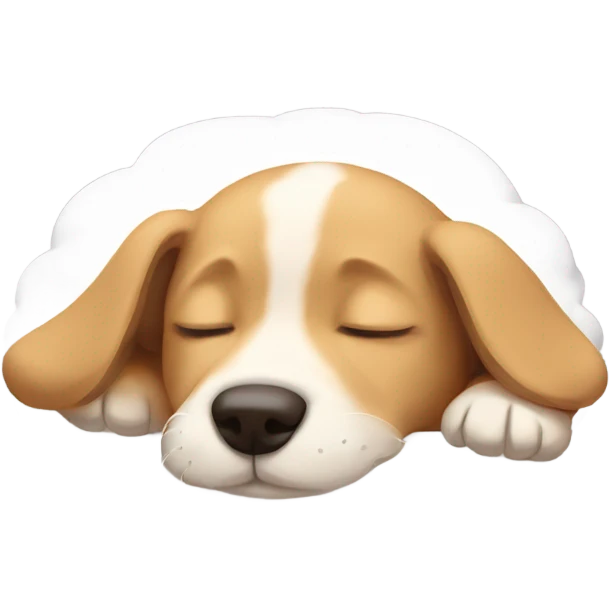 sleeping puppie emoji