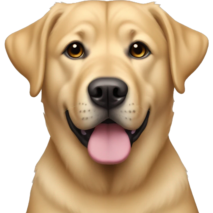 Chow lab mix blonde emoji